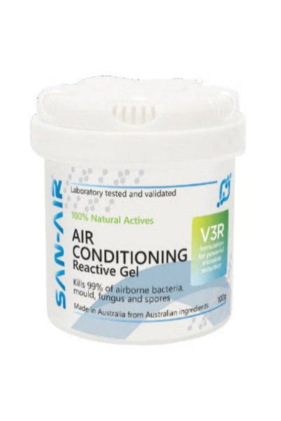 San-Air Air Conditioning Reactive Gel container with branding on a white background